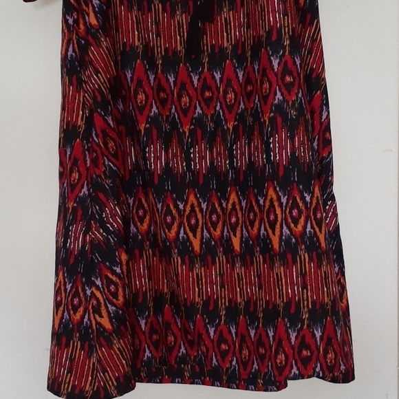 Band of Gypsies Multicolored Tunic Dress With Pockets tassels Size M - Picture 3 of 15